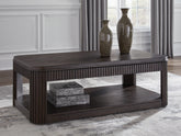 Family Deals Furniture - Ashley Furniture - Carlibrie Lift-Top Coffee Table - Lift Top Cocktail Table / Warm Brown - T700-9