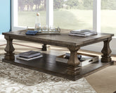 Family Deals Furniture - Ashley Furniture - Johnelle Coffee Table - Rectangular Cocktail Table / Gray - T776-1