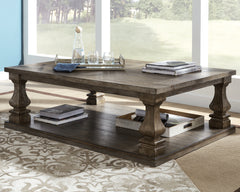 Family Deals Furniture - Ashley Furniture - Johnelle Coffee Table - Rectangular Cocktail Table / Gray - T776-1