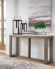 Family Deals Furniture - Ashley Furniture - Loyaska Sofa Table - Sofa Table / Brown/Ivory - T789-4