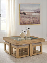 Family Deals Furniture - Ashley Furniture - Wittenmyer Coffee Table with 4 Stools (Set of 5) - Cocktail TBL w/4 Stools (5/CN) - T794-20