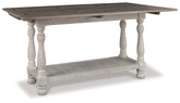 Family Deals Furniture - Ashley Furniture - Havalance Sofa/Console Table - Flip Top Sofa Table / Gray/White - T814-4