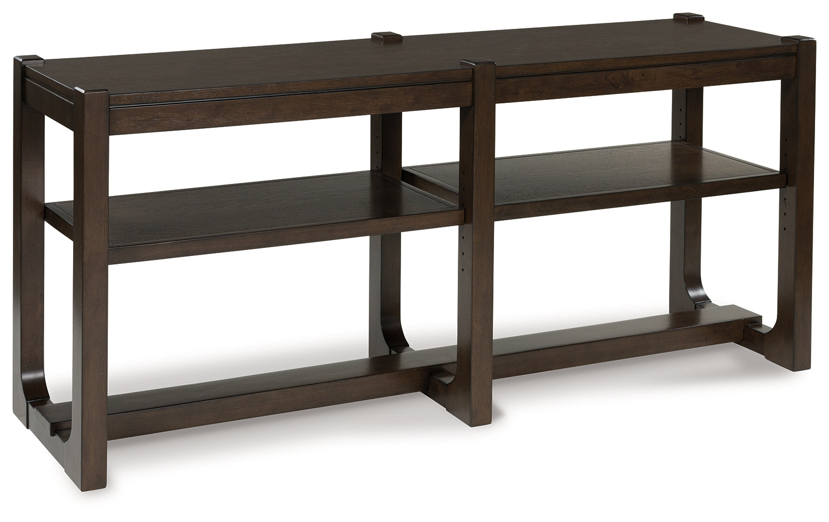 Family Deals Furniture - Ashley Furniture - Breckington Sofa Table - Sofa Table / Dark Brown - T856-4