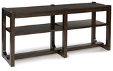 Family Deals Furniture - Ashley Furniture - Breckington Sofa Table - Sofa Table / Dark Brown - T856-4