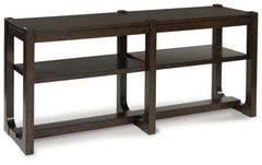 Family Deals Furniture - Ashley Furniture - Breckington Sofa Table - Sofa Table / Dark Brown - T856-4