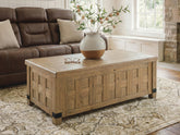 Family Deals Furniture - Ashley Furniture - Ridgester Lift-Top Coffee Table - Lift Top Cocktail Table - T858-9