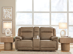 Family Deals Furniture - Ashley Furniture - Glencroft Living Room - PWR REC Loveseat/CON/ADJ HDRST - PCU1240018
