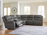 Family Deals Furniture - Ashley Furniture - 5Z - Pittson Sectional - 6-Piece Power Reclining Sectional - PCU12600S5
