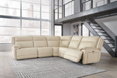 Family Deals Furniture - Ashley Furniture - Double Deal Sectional - 4-Piece Reclining Sectional / Almond - U13001S6