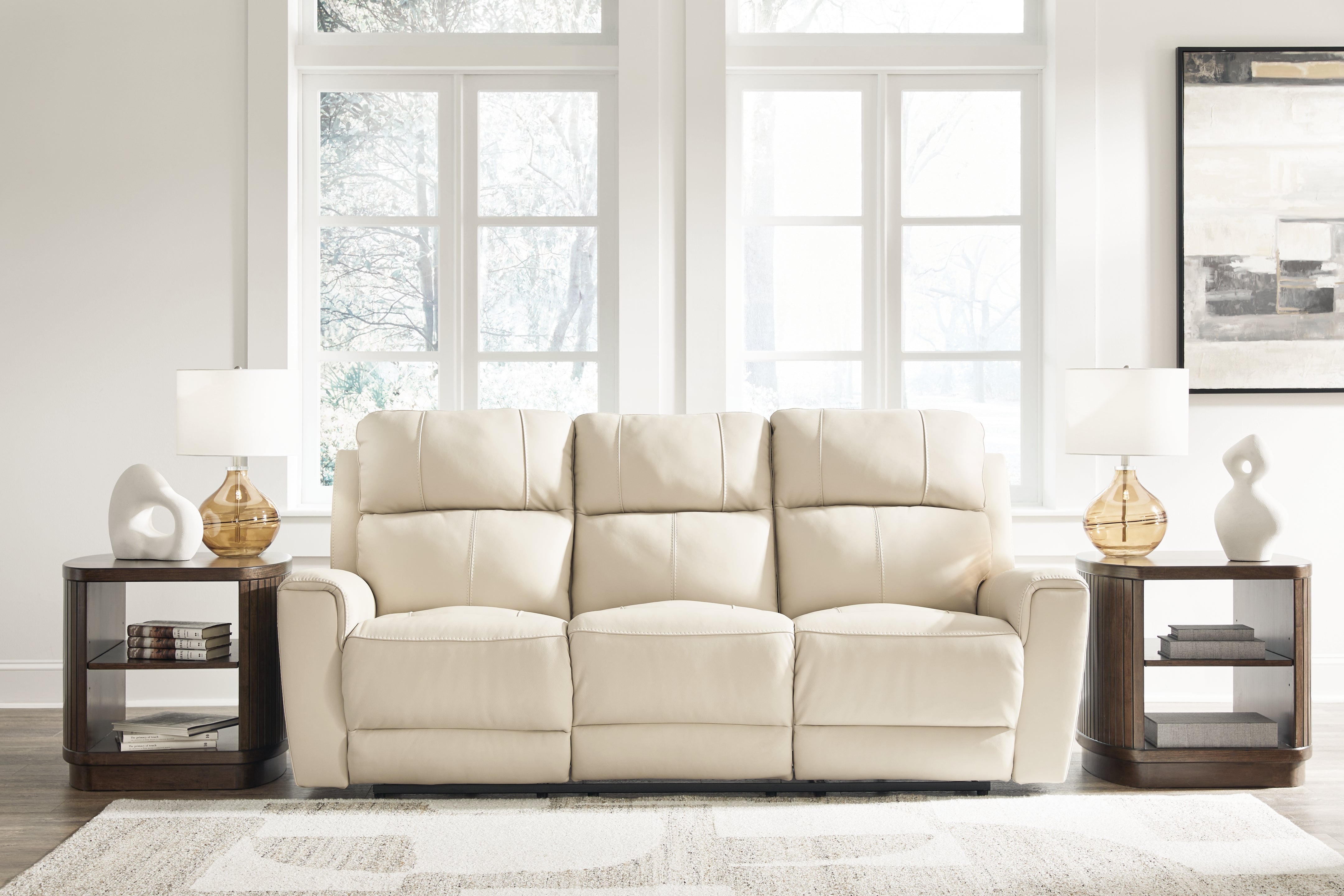 Family Deals Furniture - Ashley Furniture - Dahlmoore Living Room - Power Rocker Recliner / Almond - U1320098