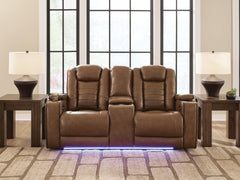 Family Deals Furniture - Ashley Furniture - Gruaro Living Room - PWR REC Loveseat/CON/ADJ HDRST - PCU1420018
