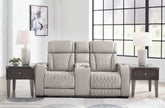Family Deals Furniture - Ashley Furniture - Boyington Living Room - PWR REC Sofa with ADJ Headrest / Black - U2710615