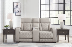 Family Deals Furniture - Ashley Furniture - Boyington Living Room - PWR REC Sofa with ADJ Headrest / Black - U2710615