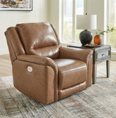 Family Deals Furniture - Ashley Furniture - Trasimeno Living Room - 2 Seat PWR REC Sofa ADJ HDREST / Caramel - U8281547