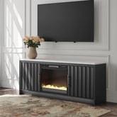 Family Deals Furniture - Ashley Furniture - Cadmori 63" TV Stand with Electric Fireplace - 63" TV Stand with Electric Fireplace - W2616W1