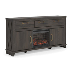 Brazen Valley 71" TV Stand with Electric Fireplace