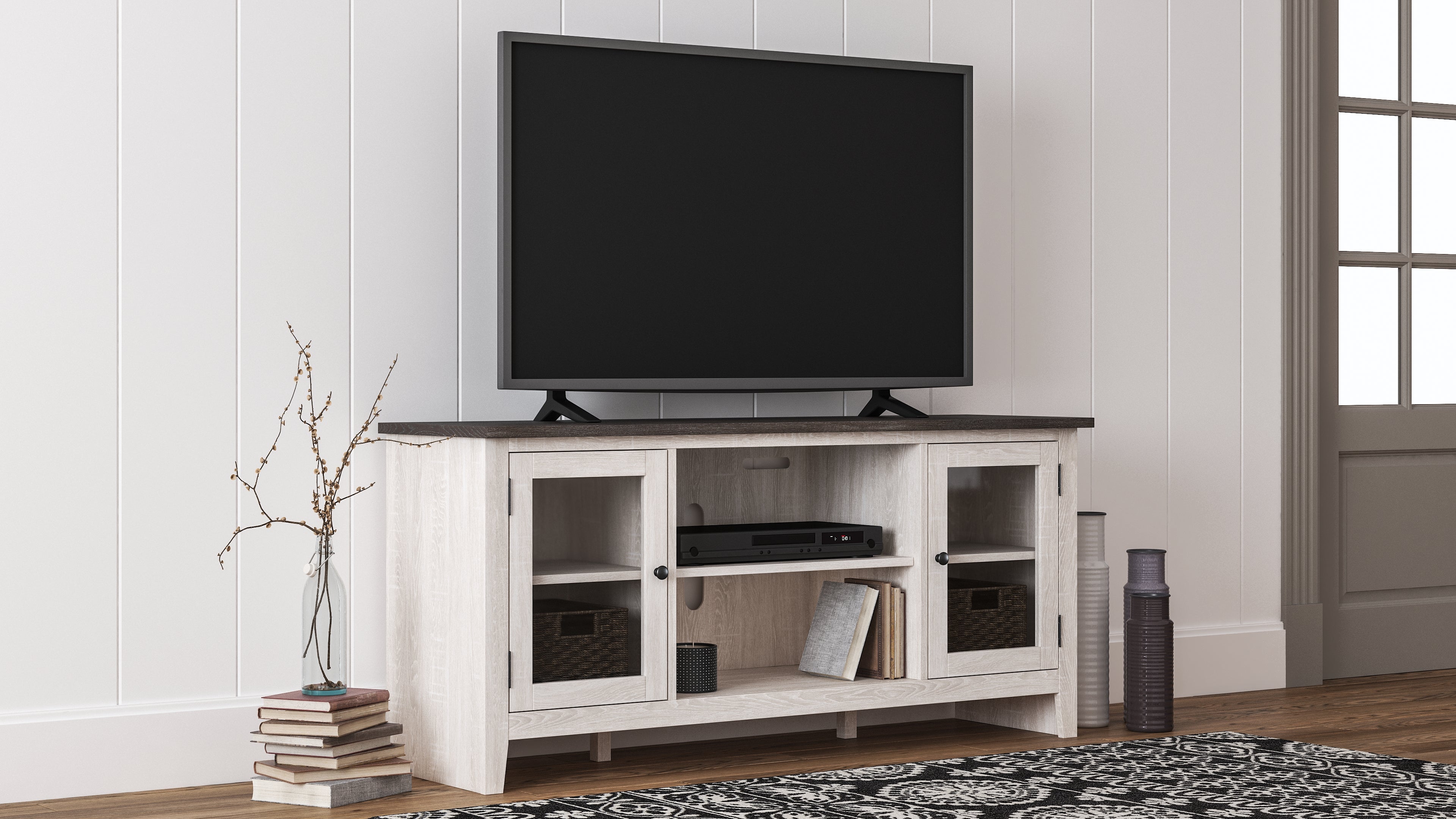 Family Deals Furniture - Ashley Furniture - Dorrinson 60" TV Stand - 60" / Two-tone - W287-68