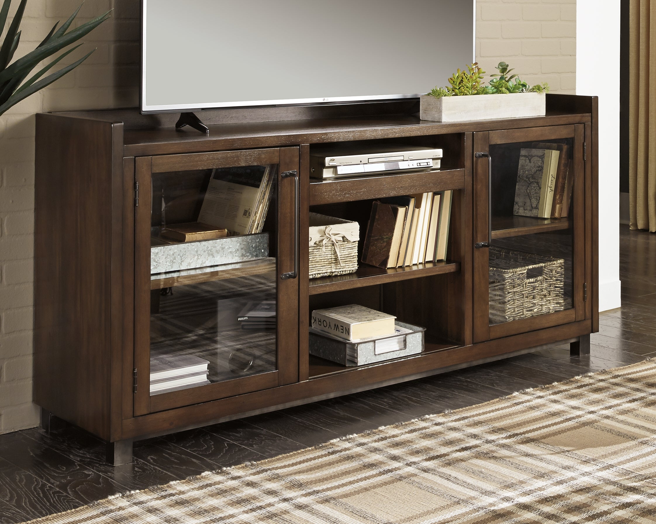 Family Deals Furniture - Ashley Furniture - Starmore 70" TV Stand - 70" / Brown - W633-68