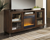 Family Deals Furniture - Ashley Furniture - Starmore 70" TV Stand with Electric Fireplace - 70" TV Stand with Electric Fireplace / Brown - W633W4