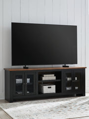Family Deals Furniture - Ashley Furniture - Wildenauer 76" TV Stand - 76" / Brown/Black - W664-68