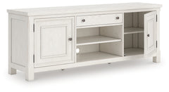 Family Deals Furniture - Ashley Furniture - Robbinsdale 72" TV Stand - 72" / Antique White - W742-68