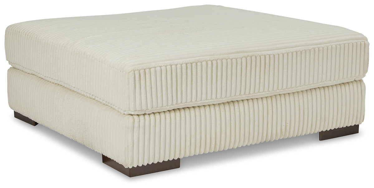 Family Deals Furniture - Ashley Furniture - Lindyn Living Room - Oversized Accent Ottoman / Ivory - 2110408