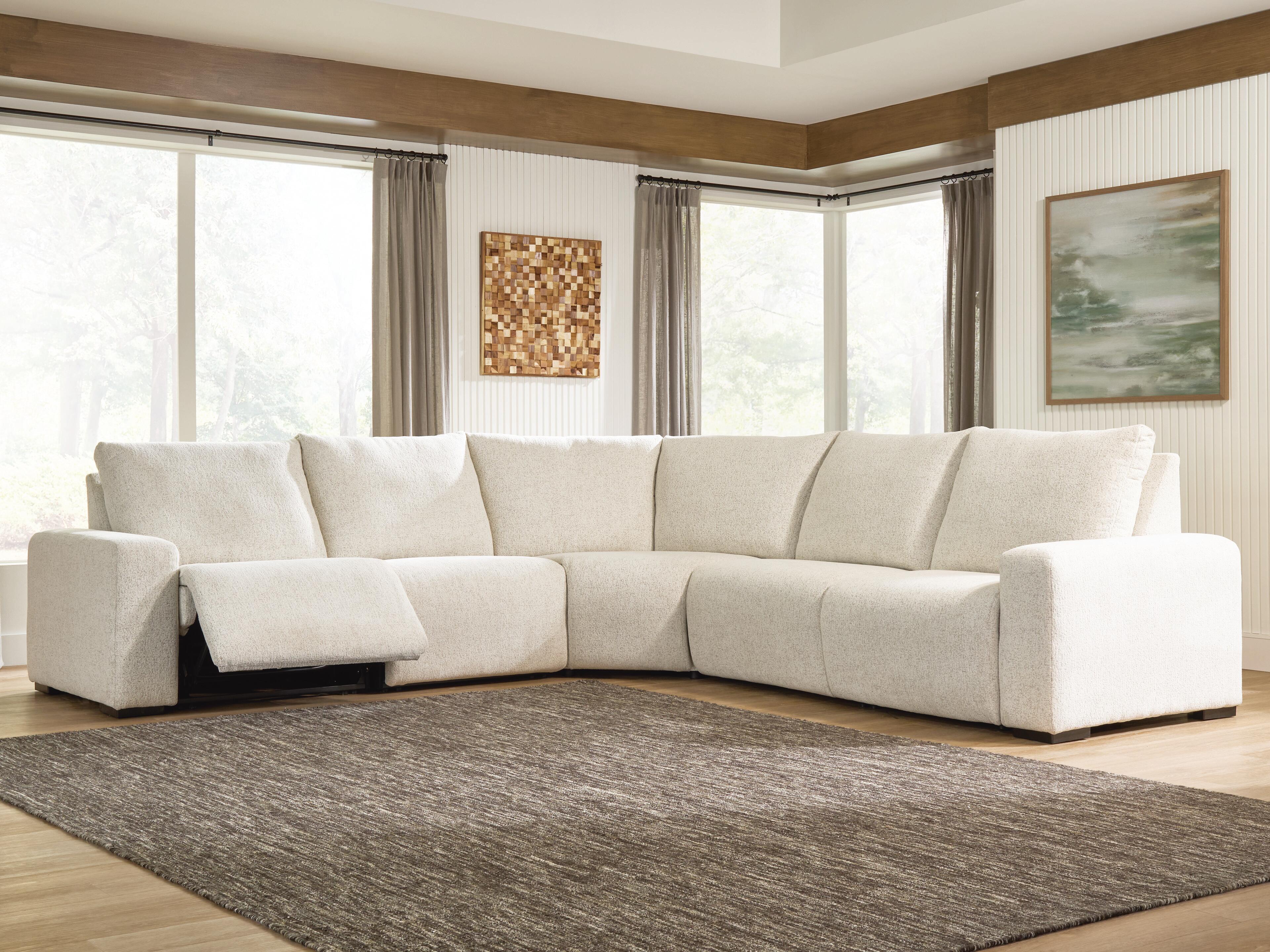 Family Deals Furniture - Ashley Furniture - East Loft Sectional - 5-Piece Power Reclining Sectional / Chai - PC21607S3
