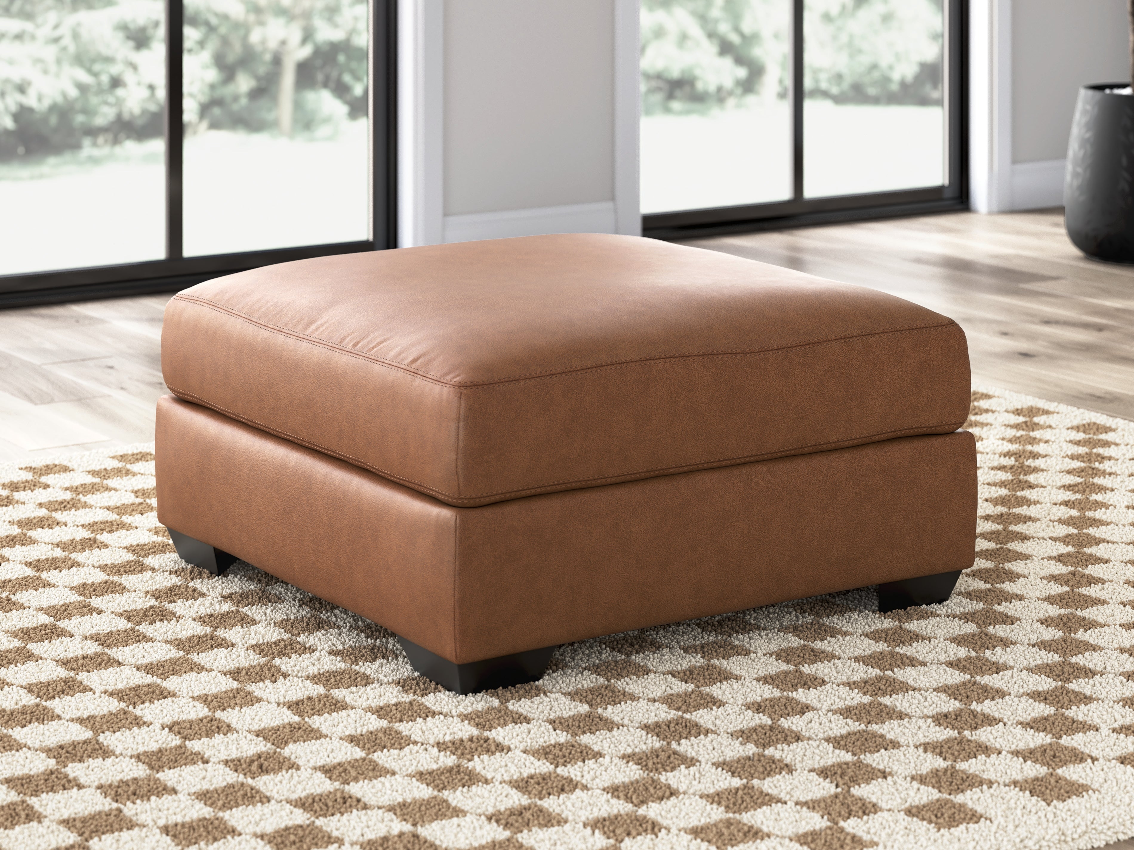 Family Deals Furniture - Ashley Furniture - WillowBend Living Room - Oversized Accent Ottoman / Caramel - PC2770408