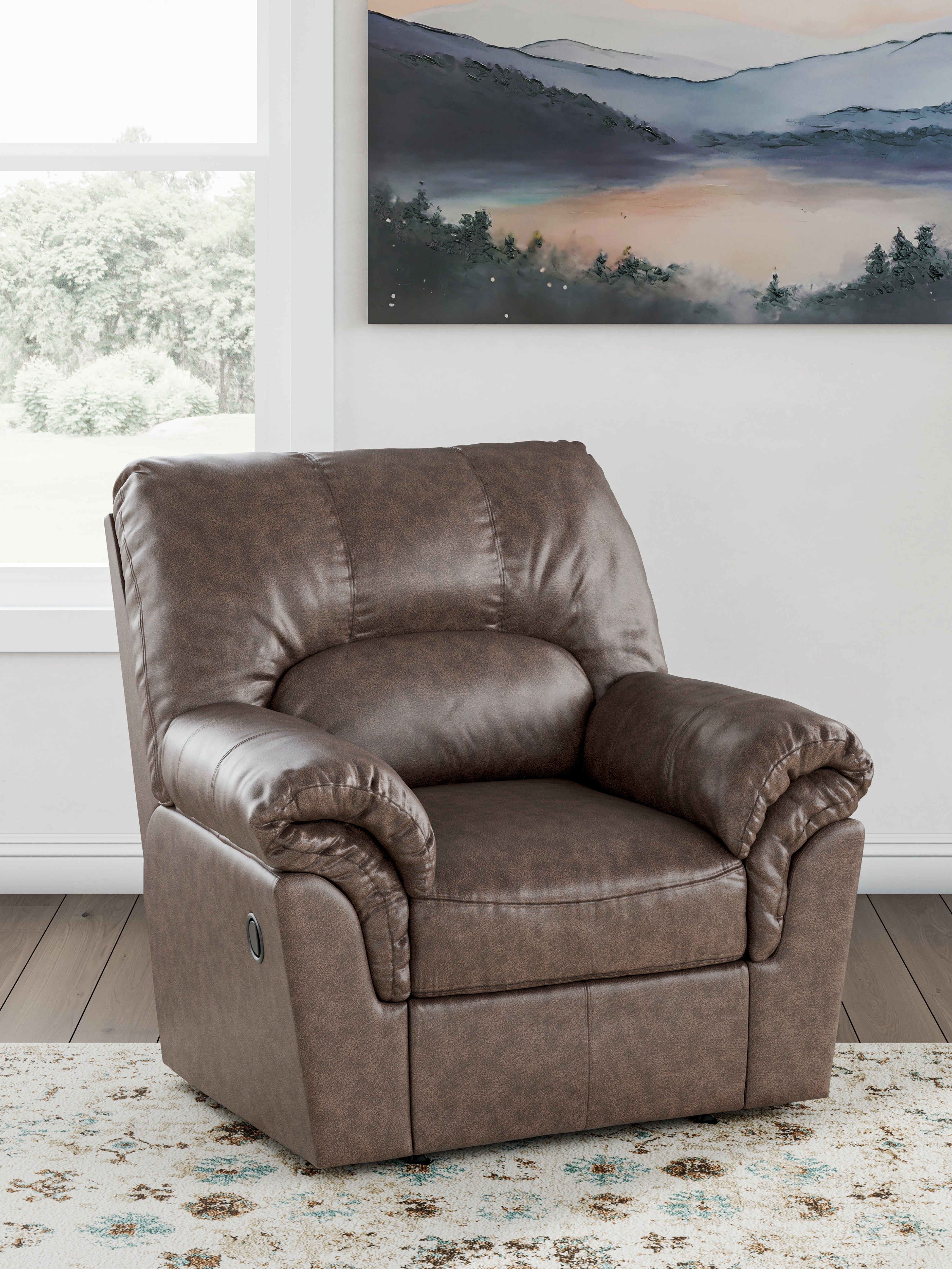 Family Deals Furniture - Ashley Furniture - WillowBend Living Room - Rocker Recliner / Umber - PC2770525