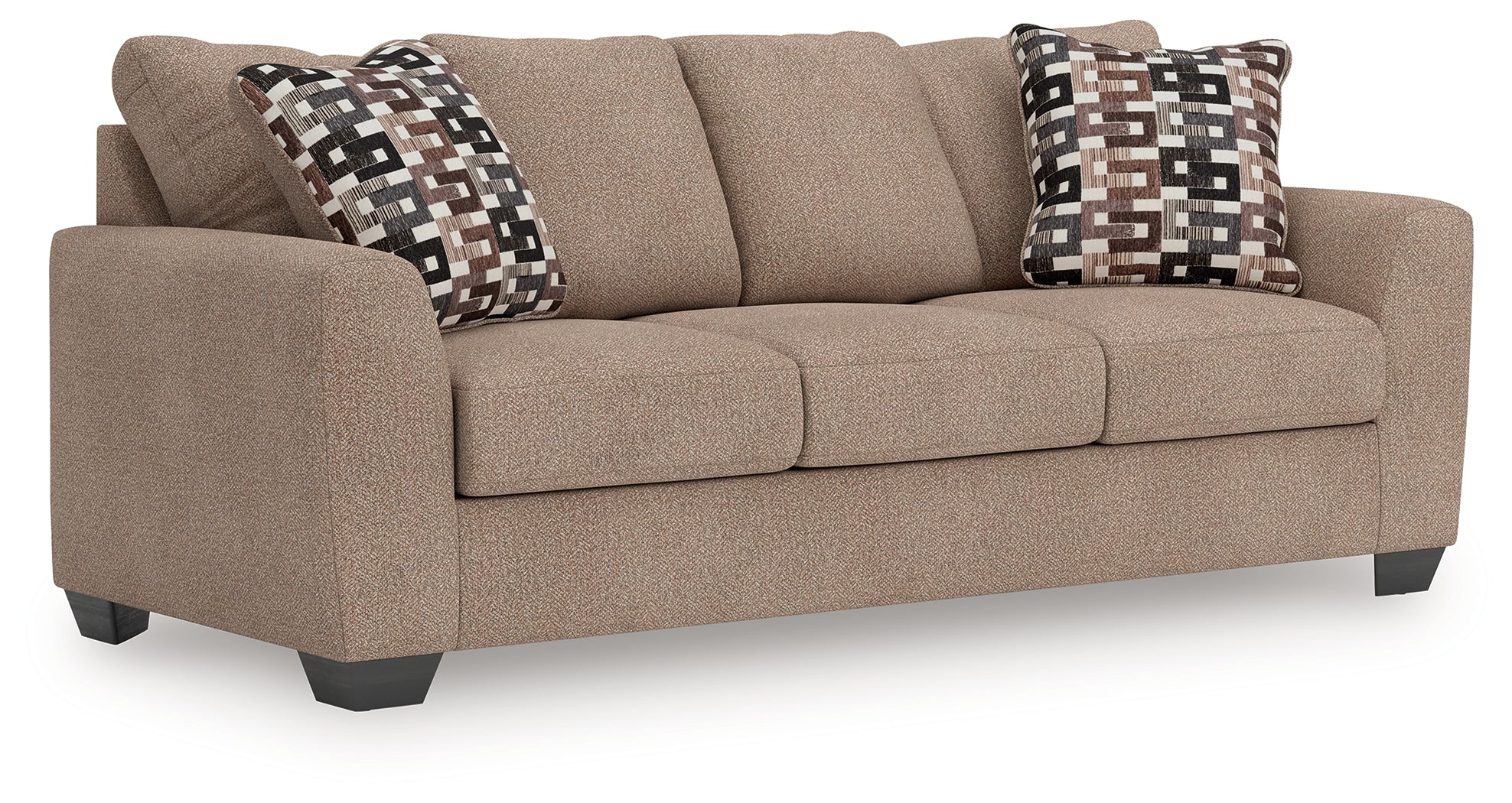 Family Deals Furniture - Ashley Furniture - Triston-Peaks Living Room - Queen Sofa Sleeper / Suede - 3020439