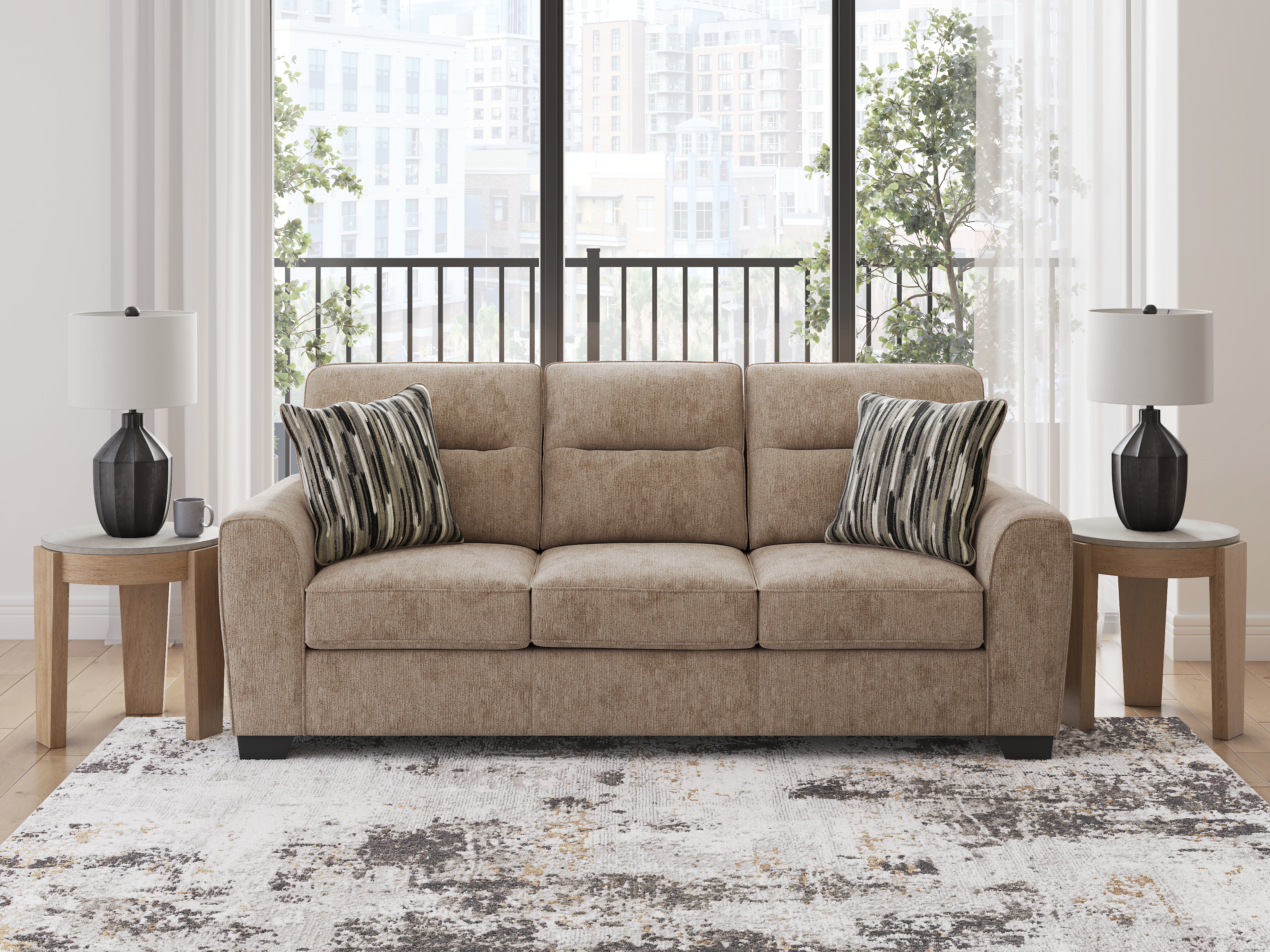 Family Deals Furniture - Ashley Furniture - Olten Living Room - Sofa / Mocha - 3130438