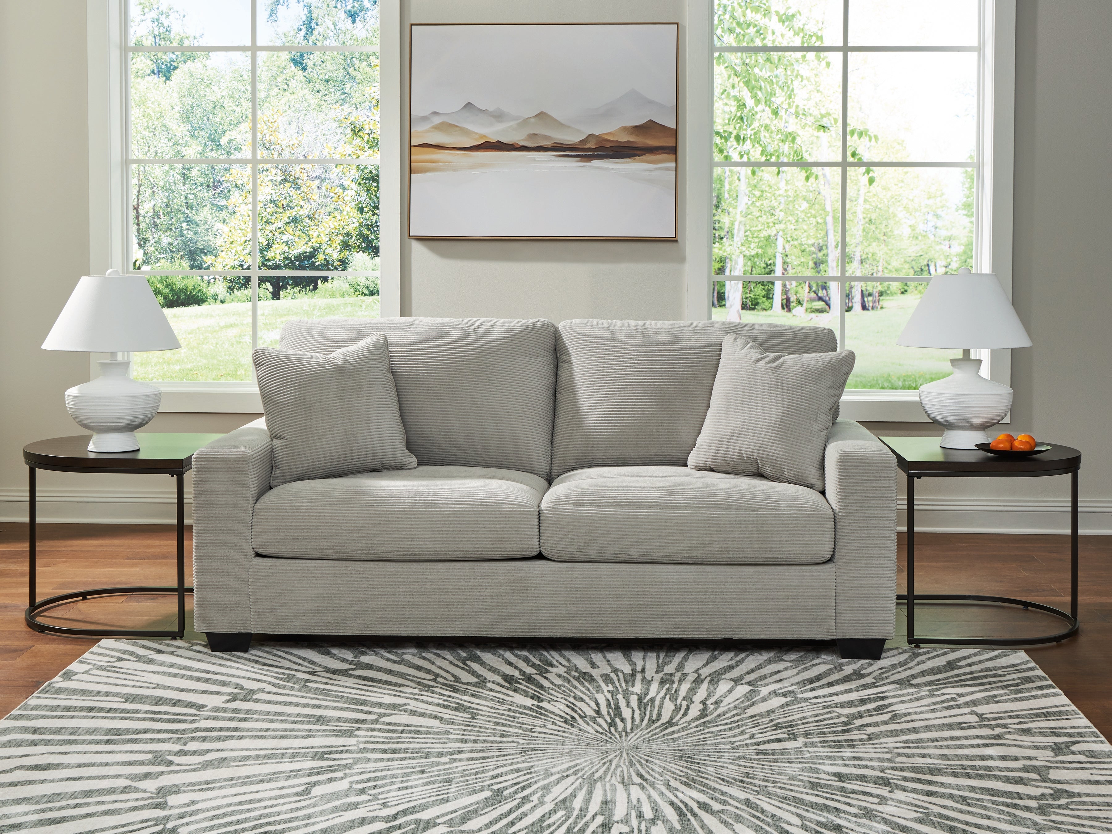 Family Deals Furniture - Ashley Furniture - Greenbriar Living Room - Sofa / Smoke - PC3200538