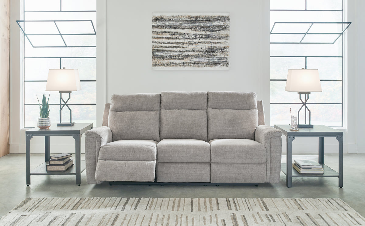 Family Deals Furniture - Ashley Furniture - Barnsana Living Room - Power Rocker Recliner / Gravel - 3320298