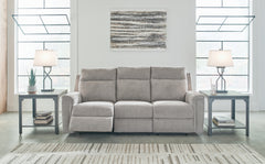 Family Deals Furniture - Ashley Furniture - Barnsana Living Room - Power Rocker Recliner / Gravel - 3320298