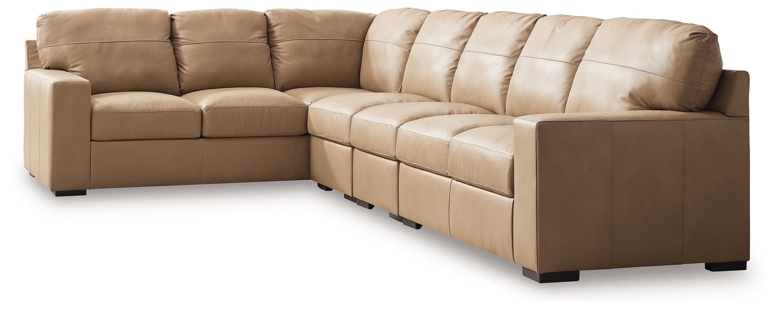 Family Deals Furniture - Ashley Furniture - Bandon Sectional - LAF 4-Piece Sectional / Toffee - 38006S5