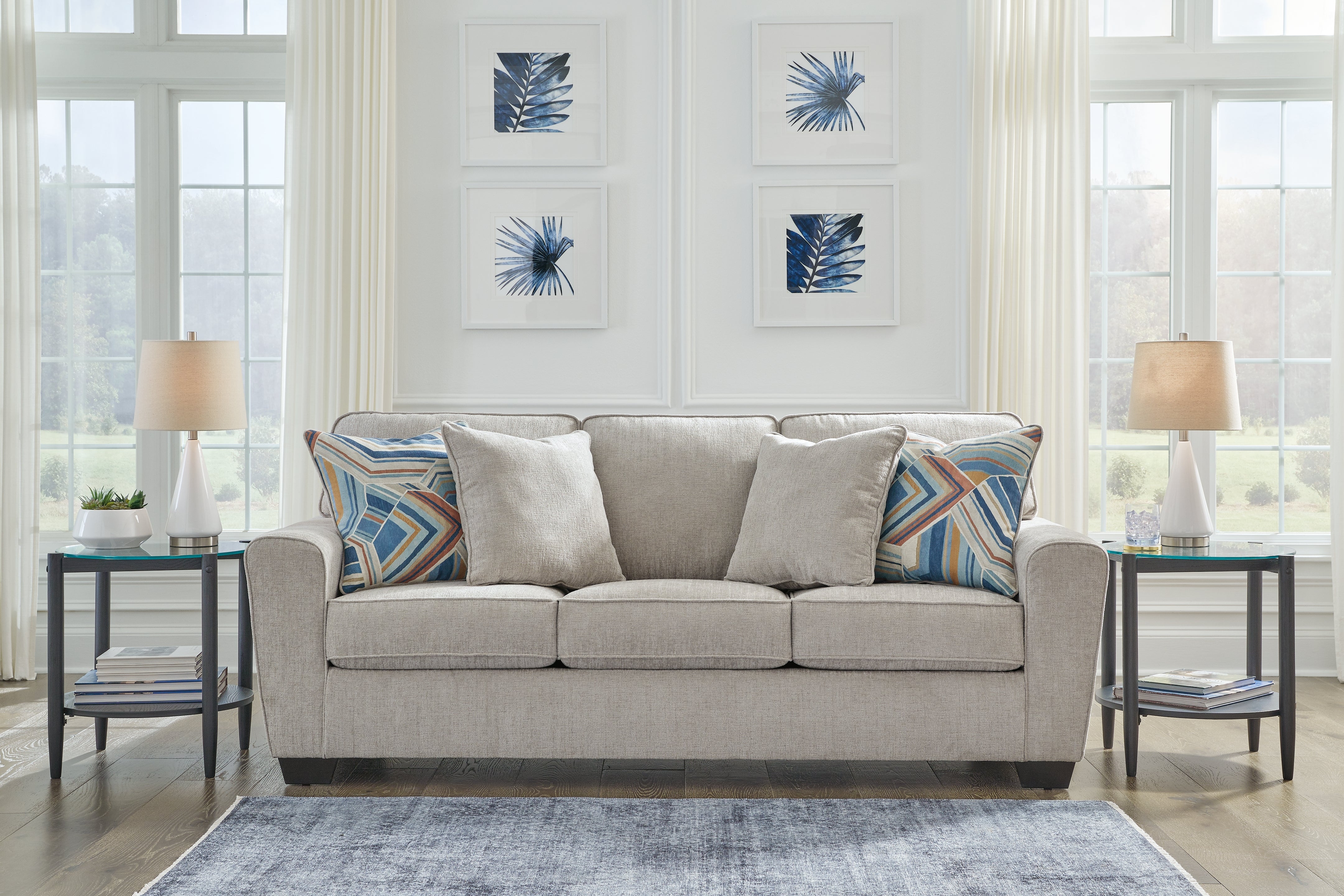 Family Deals Furniture - Ashley Furniture - Cashton Living Room - Sofa / Ice - 4060638