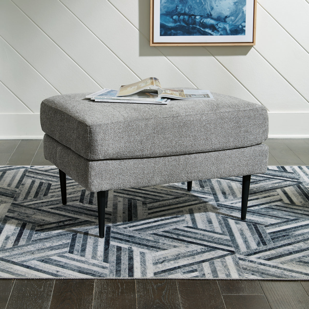Family Deals Furniture - Ashley Furniture - Hazela Living Room - Loveseat / Charcoal - 4110235