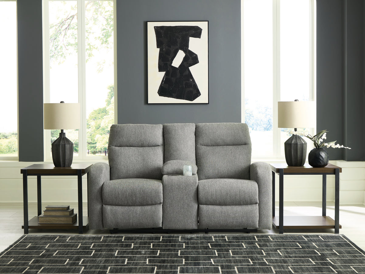 Family Deals Furniture - Ashley Furniture - Gauntlet Living Room - Rocker Recliner / Sterling - PC4220425