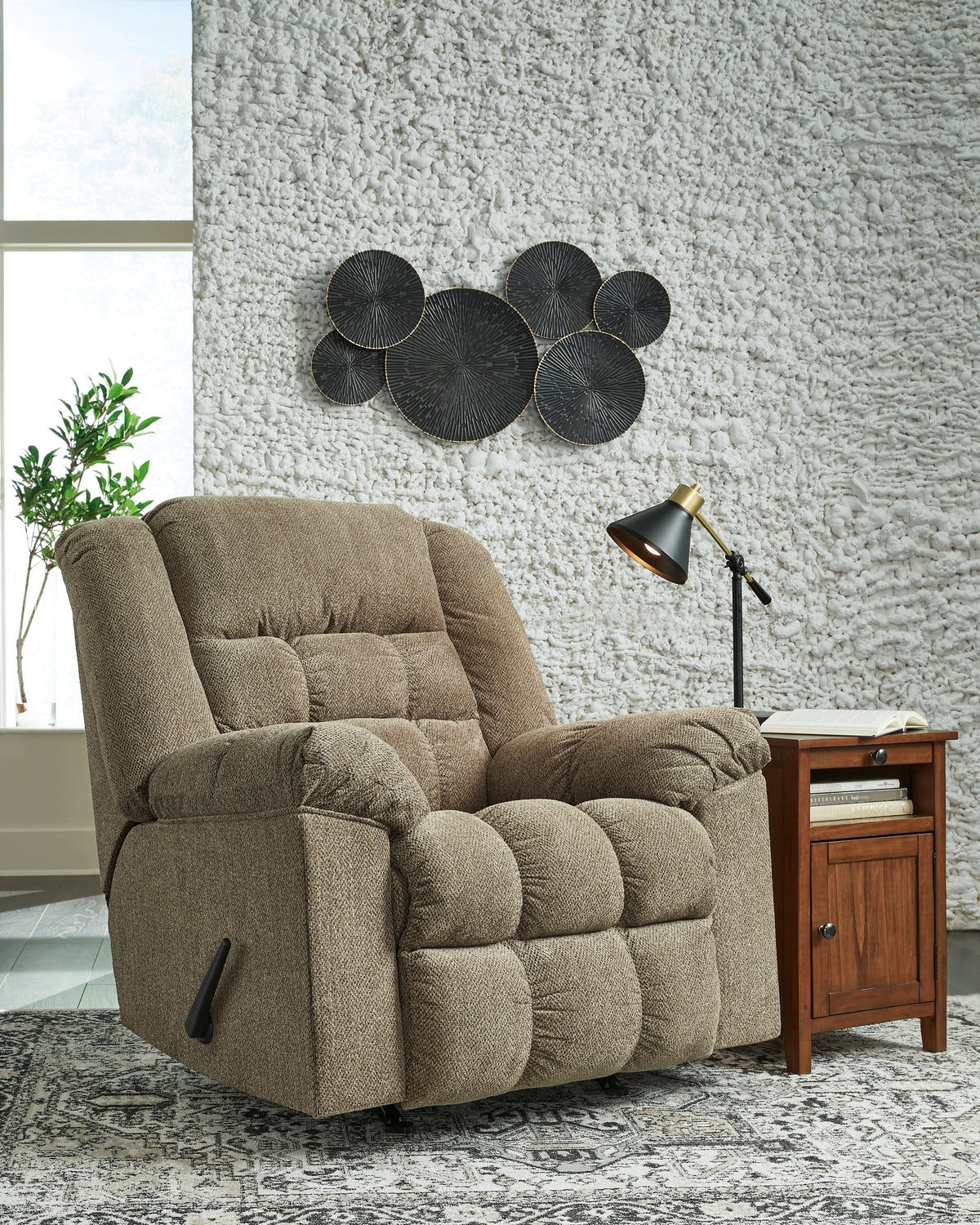 Family Deals Furniture - Ashley Furniture - Kegler Living Room - Rocker Recliner / Putty - 4450425