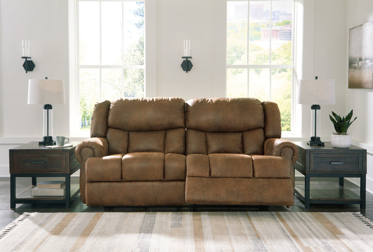 Family Deals Furniture - Ashley Furniture - Boothbay Living Room - 2 Seat Reclining Sofa / Auburn - 4470481