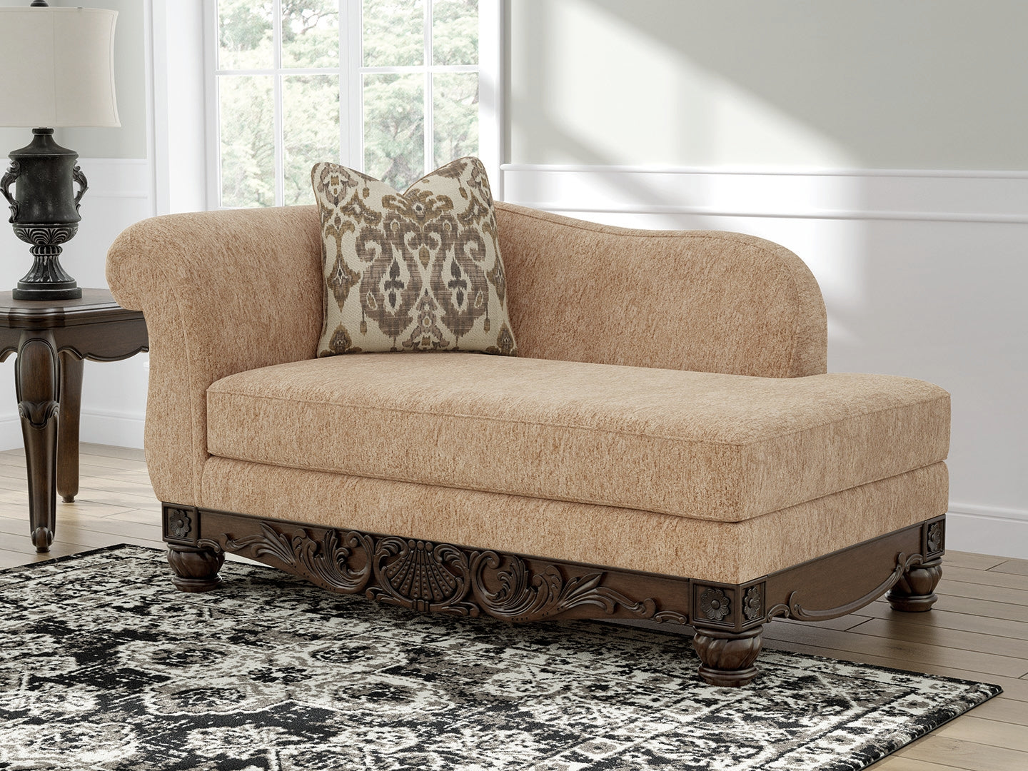 Family Deals Furniture - Ashley Furniture - Chelsworth Living Room - RAF Corner Chaise / Golden - PC5790516