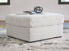 Family Deals Furniture - Ashley Furniture - Cuddle Plush Living Room - Oversized Accent Ottoman / Arctic - PC5910608