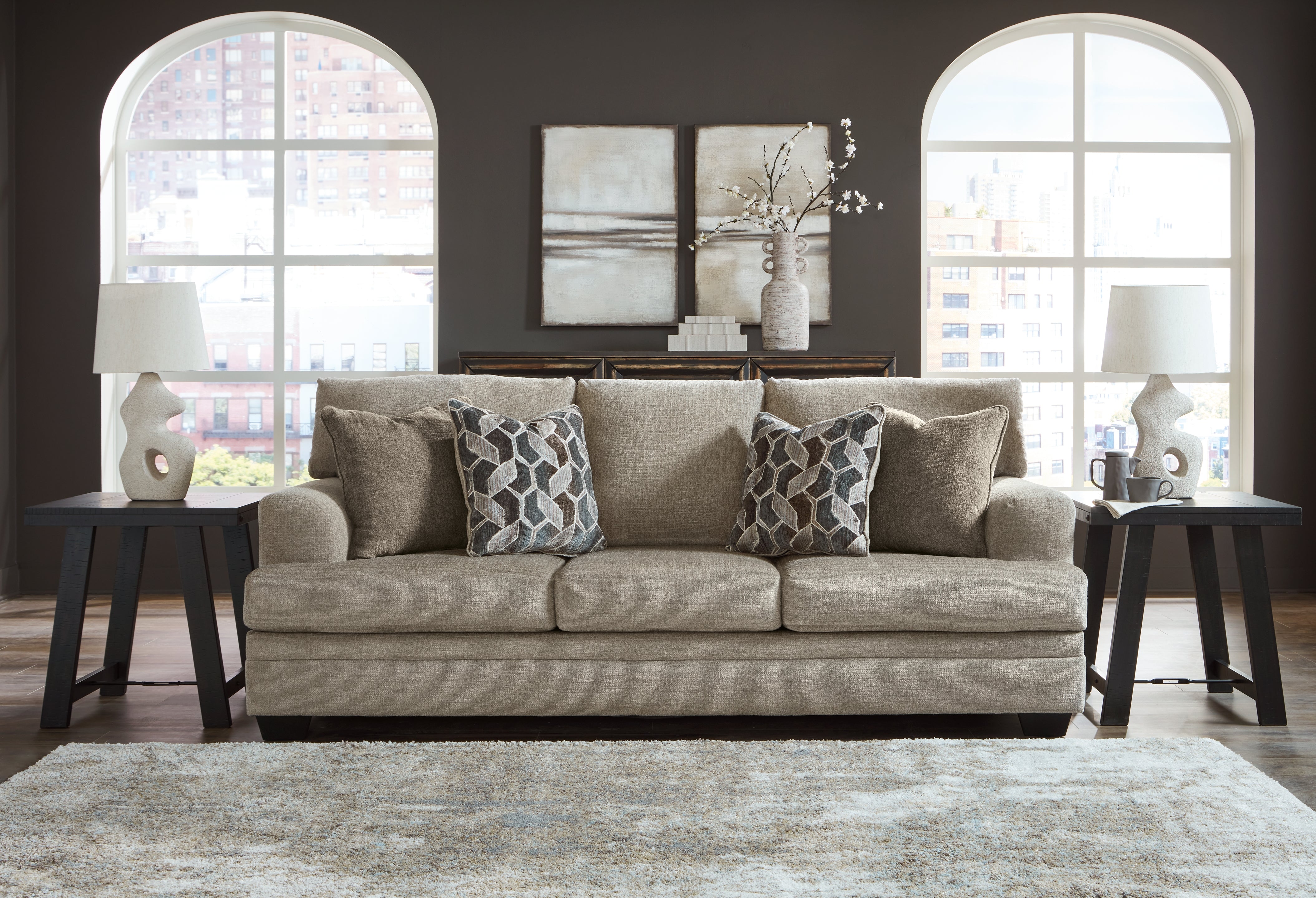 Family Deals Furniture - Ashley Furniture - Stonemeade Living Room - Sofa / Taupe - 5950438