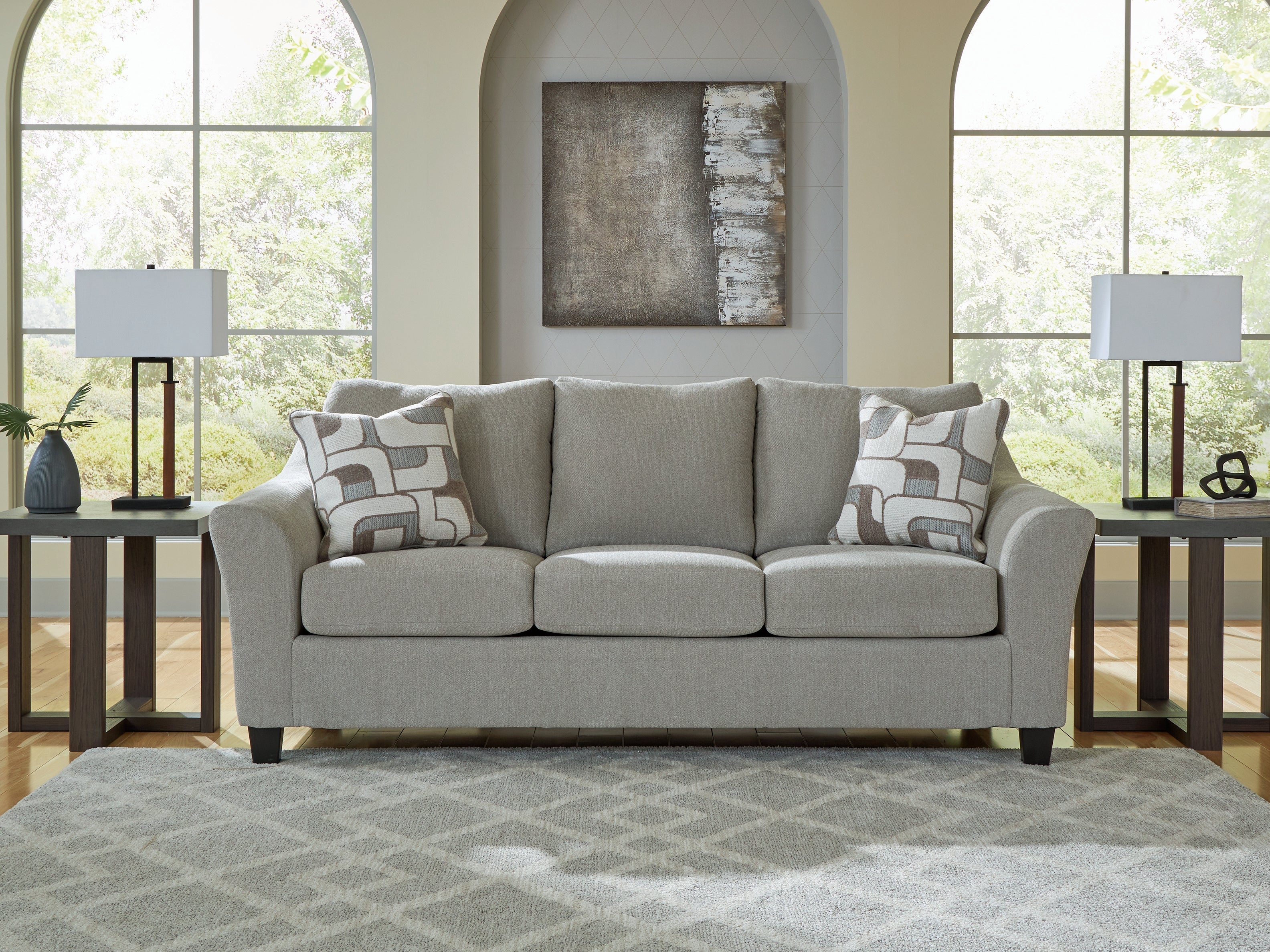 Family Deals Furniture - Ashley Furniture - Willarae Living Room - Sofa / Taupe - 5980338