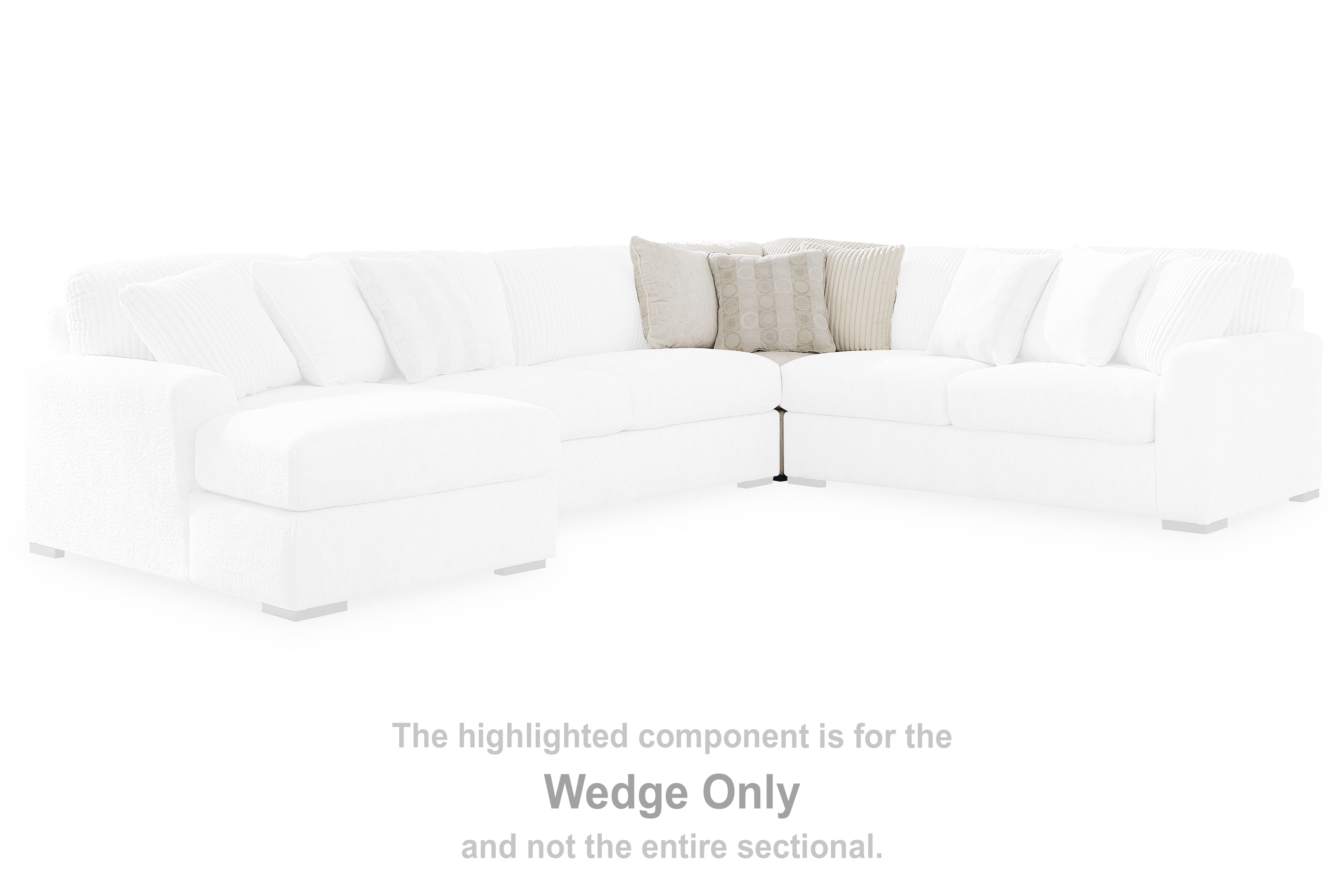 Family Deals Furniture - Ashley Furniture - Chessington Sectional - Wedge / Ivory - 6190477