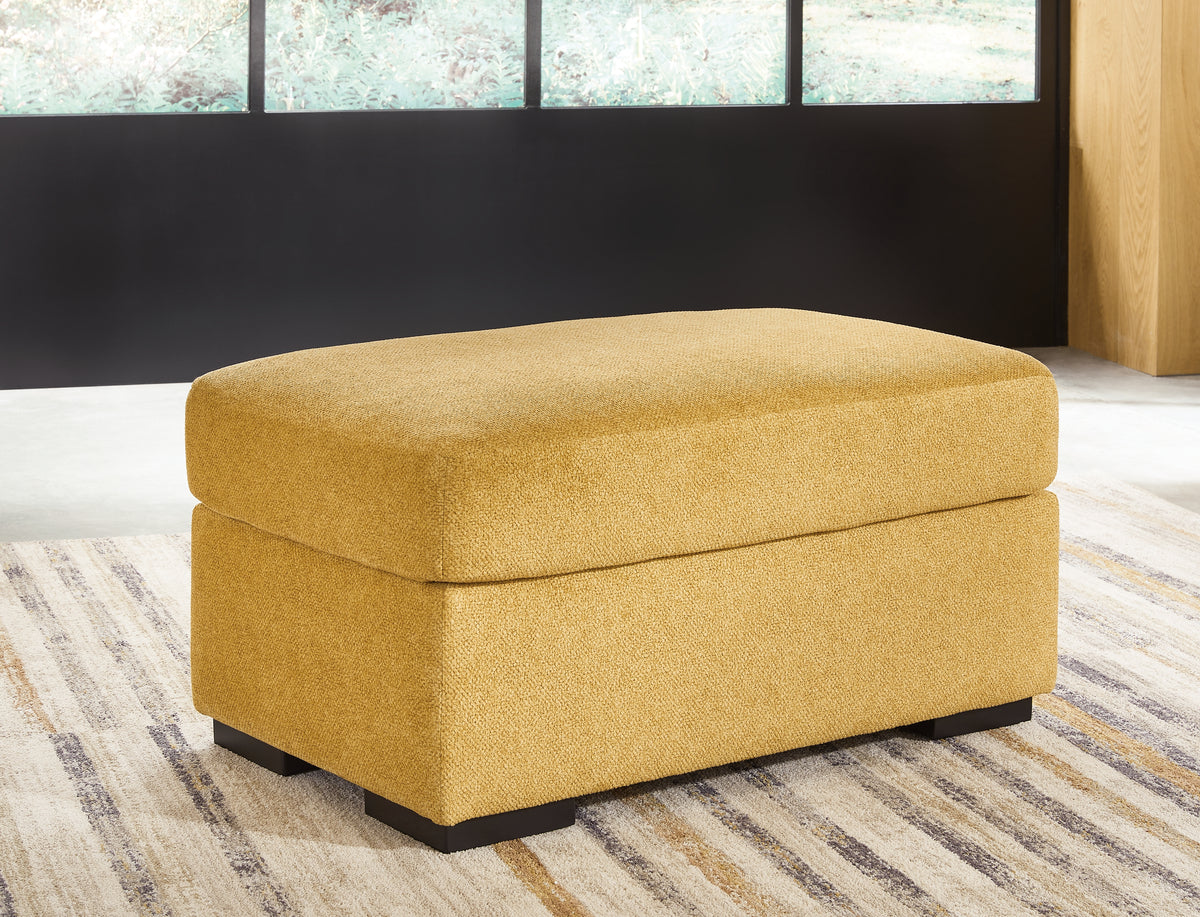 Family Deals Furniture - Ashley Furniture - Keerwick Living Room - Ottoman / Sunflower - 6750614