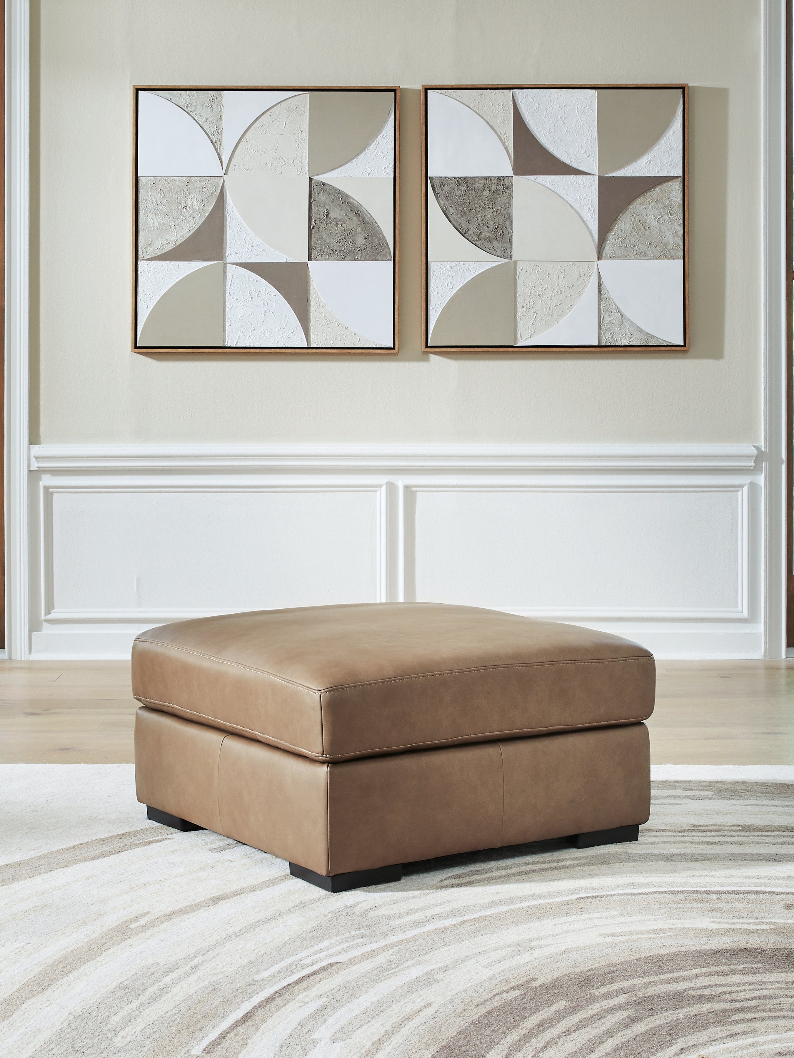Family Deals Furniture - Ashley Furniture - Veronella Living Room - Oversized Accent Ottoman / Sahara - 7610608