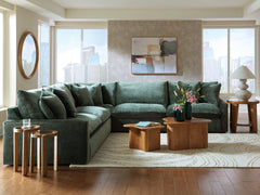 Family Deals Furniture - Ashley Furniture - Carriage View Sectional - LAF 3-Piece Sectional / Jade - 78001S1