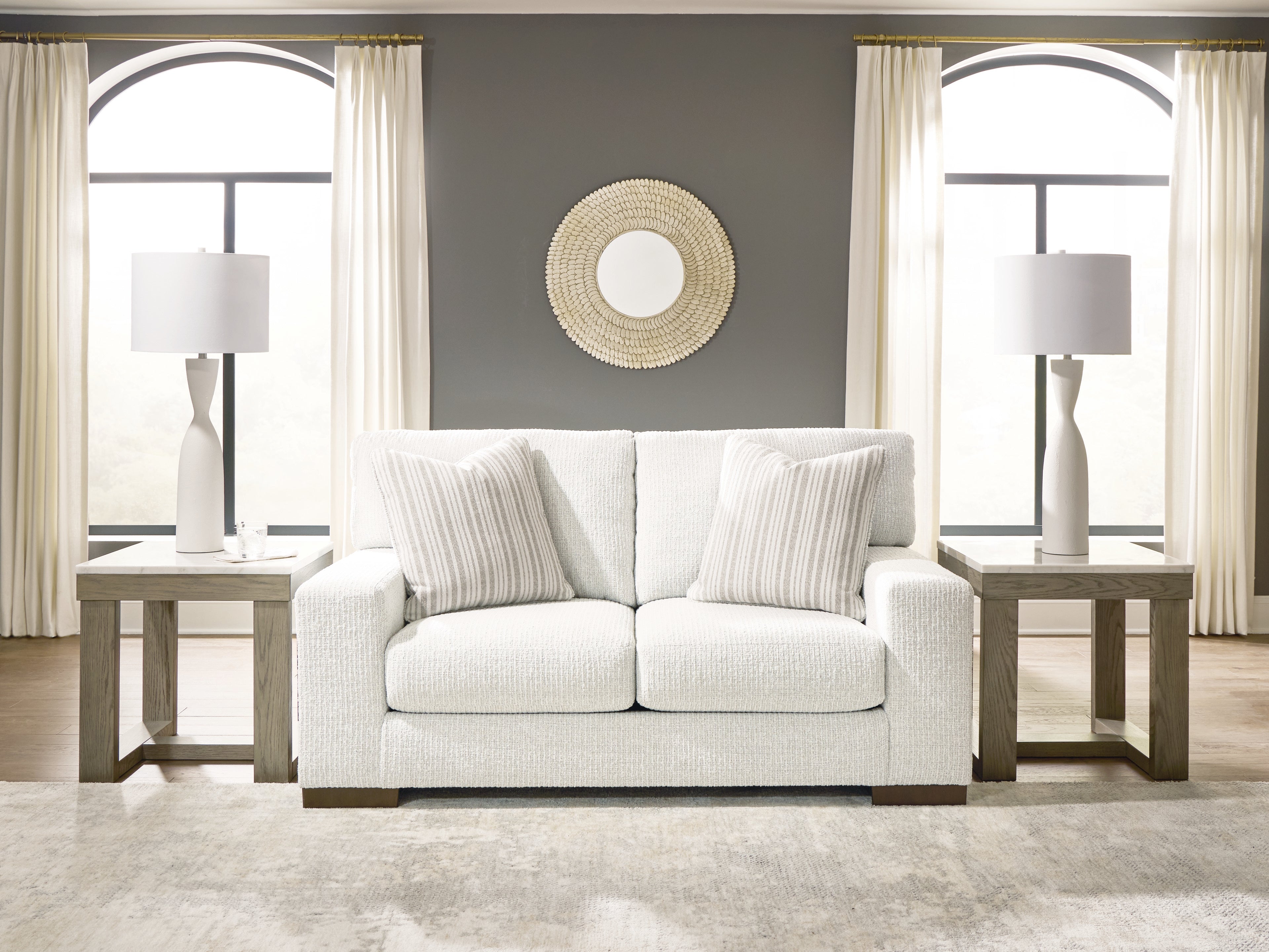 Family Deals Furniture - Ashley Furniture - Hartside Living Room - Loveseat / Frosted - 8010435