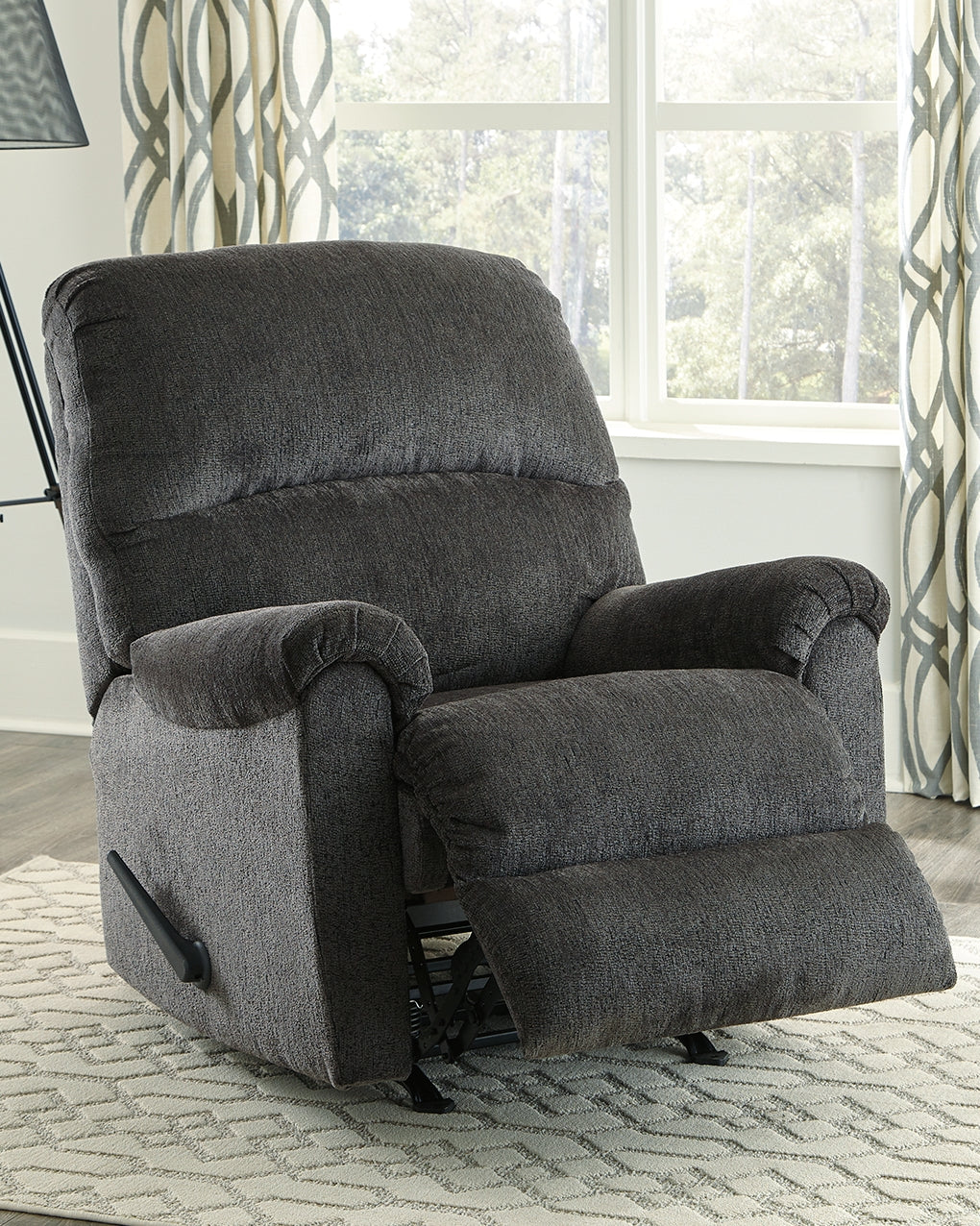 Family Deals Furniture - Ashley Furniture - Ballinasloe Living Room - Oversized Accent Ottoman / Smoke - 8070308